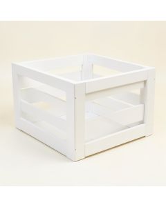 Cove Dale Empty Furniture-Style Pet Crate - White (synthetic illustration; no displayed measurements)