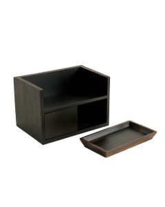 Birch Branch Empty Coffee-Station Organizer - Black