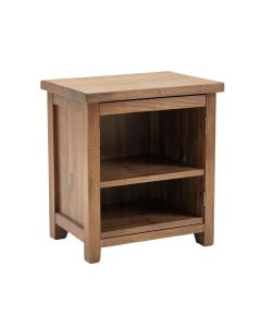Bell Solid Wood End Table With Storage (synthetic illustration; no displayed measurements)
