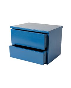 Laurel Crest Small-Parts Storage Drawer Cabinet - Blue (synthetic illustration; no displayed measurements)