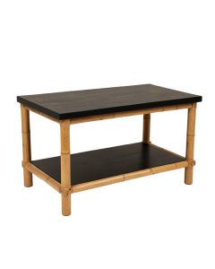 Harbor Bluff Empty Workshop Workbench - Black