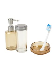 Champagne 4 Piece Bathroom Accessory Set