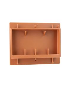 Briar Crossing Empty Wall-Mounted Tool Organizer Panel - Terracotta (synthetic illustration; no displayed measurements)