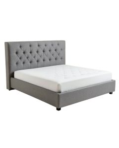 Eldie Queen Tufted Upholstered Low Profile Standard Bed