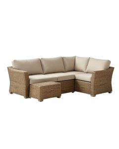 Gaskins 4 Piece Rattan Sofa Seating Group With Cushions