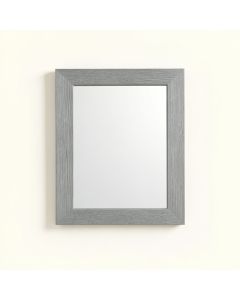 Slate Branch Framed Wall Mirror - Gray (synthetic illustration; no displayed measurements)