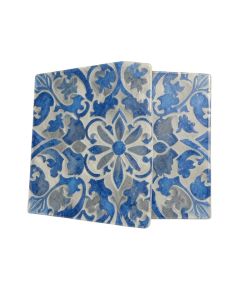 Lantern Arabesque 4 '' X 4 '' Glass Mosaic Tile