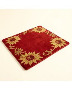 Ismay Sunflower Red Indoor/Outdoor Area Rug (synthetic illustration; no displayed measurements)