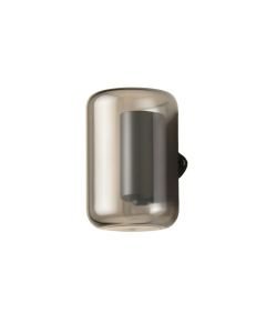 Hill Bluff Wall Sconce Mounted On A Plain Wall - Gray