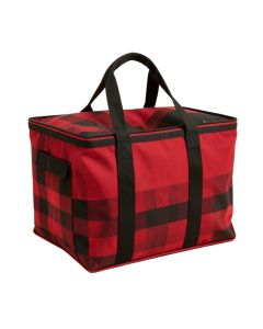 Buffalo Check Bear Lunch Insulated Picnic Tote Bag , Service For 1