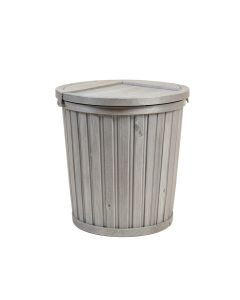 Wren Bluff Closed Garden Compost Bin - Gray