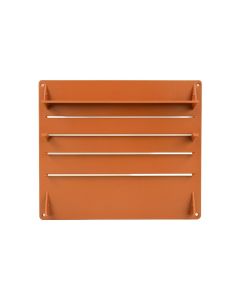 Briar Dell Empty Wall-Mounted Tool Organizer Panel - Terracotta (synthetic illustration; no displayed measurements)