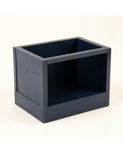 Slate Arc Empty Raised Planter - Navy (synthetic illustration; no displayed measurements)