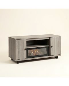 Guadalupe Tv Stand For Tvs Up To 65 '' With Electric Fireplace Included (synthetic illustration; no displayed measurements)