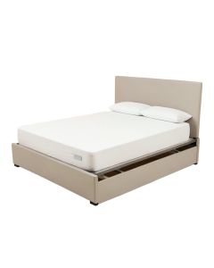 Full Size Platform Bed With Adjustable Trundle (synthetic illustration; no displayed measurements)