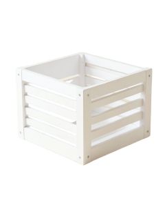 Cedar Falls Empty Furniture-Style Litter Enclosure - White (synthetic illustration; no displayed measurements)