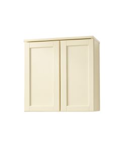 Slate Bend Wall-Mounted Entry Cabinet - Cream (synthetic illustration; no displayed measurements)