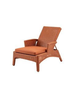 Reed Brook Outdoor Lounge Chair - Terracotta (synthetic illustration; no displayed measurements)