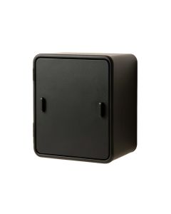 Clay Brook Wall-Mounted Laundry Cabinet - Black (synthetic illustration; no displayed measurements)