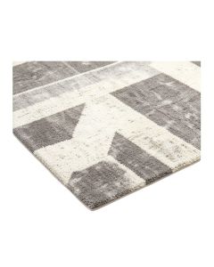 Aniston Shag Gray/White Rug
