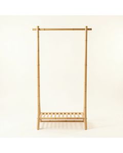 Pine Brook Empty Garment Rack - Beige (synthetic illustration; no displayed measurements)