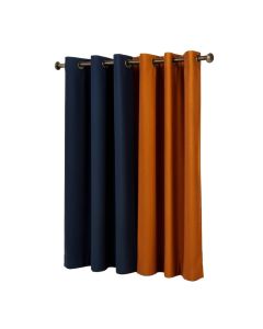 Collis Solid Color Max Blackout Thermal Grommet Curtain Panels