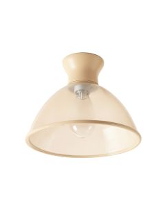 4.25 '' H Glass Bell Ceiling Fan Fitter Shade ( Uno ) In Beige