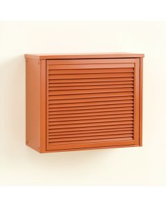 Dawn Dale Wall-Mounted Entry Cabinet - Terracotta (synthetic illustration; no displayed measurements)