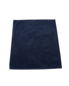 River Arc Bath Mat - Navy (synthetic illustration; no displayed measurements)