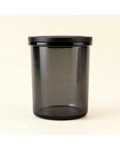 River Brook Storage Canister With Lid - Black (synthetic illustration; no displayed measurements)