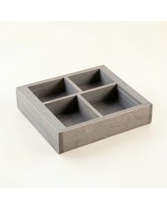Maple Arc Empty Pantry Drawer Organizer Insert - Gray (synthetic illustration; no displayed measurements)