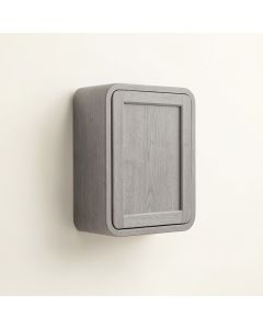 River Bend Wall-Mounted Entry Cabinet - Gray (synthetic illustration; no displayed measurements)