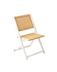 Cedar Bend Folding Outdoor Chair - White (synthetic illustration; no displayed measurements)