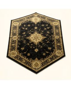 Clarence Black/Gold Rug (synthetic illustration; no displayed measurements)