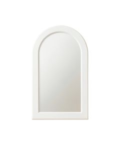 Vale Canyon Framed Wall Mirror - White