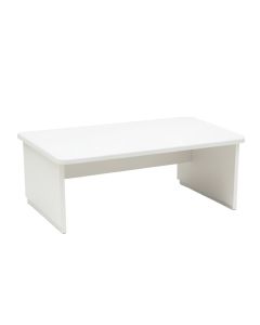 Glen Dale Desktop Monitor Riser - White (synthetic illustration; no displayed measurements)
