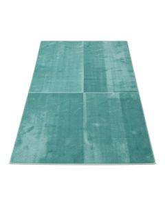 Kensal Power Loom Teal/White Indoor/Outdoor Use Rug