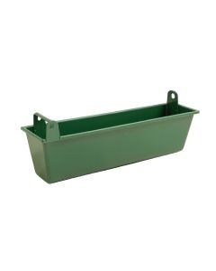Cove Brook Empty Railing Planter With Integral Brackets - Green (synthetic illustration; no displayed measurements)