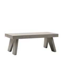 Clay Crossing Indoor Bench - Gray (synthetic illustration; no displayed measurements)