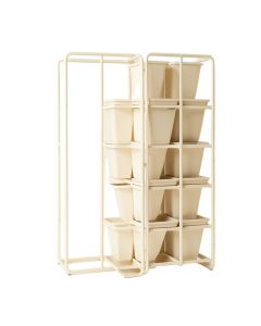 Maple Arc Empty Vertical Garden Frame - Ivory