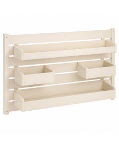 Stone Canyon Empty Wall-Mounted Tool Organizer Panel - Cream
