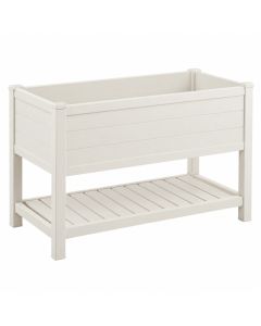 Sage Bridge Empty Raised Planter - Ivory