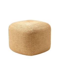 Cael Woven Pouf (synthetic illustration; no displayed measurements)