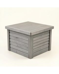Dune Crest Closed Outdoor Storage Box - Gray (synthetic illustration; no displayed measurements)
