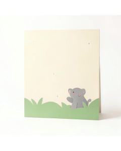 Jeannine Happy Camper Paper Print (synthetic illustration; no displayed measurements)