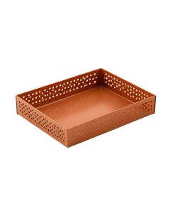 Harbor Crossing Empty Under-Desk Cable Tray - Terracotta (synthetic illustration; no displayed measurements)
