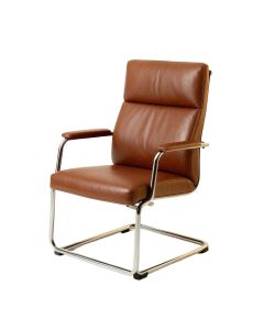 Aghan Genuine Leather Conference Chair