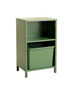 Glen Dale Freestanding Pull-Out Hamper Cabinet - Green