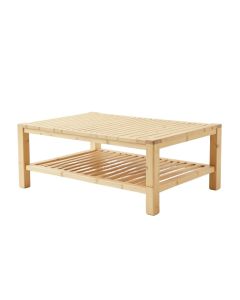 Flint Crest Coffee Table - Ivory (synthetic illustration; no displayed measurements)