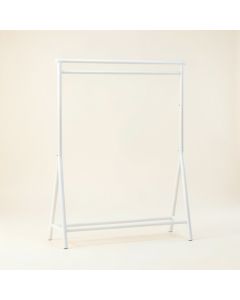 Meadow Brook Empty Garment Rack - White (synthetic illustration; no displayed measurements)